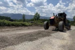 Duraklar köyünde yol çalışmaları sürüyor
