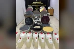 Duvar saatlerinden 48 kilodan fazla uyuşturucu çıktı: 4 tutuklama
