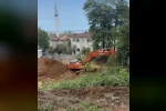 Düzce’de inşaat alanında toprak kaydı, bina sakinleri sokağa döküldü