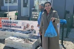 Edirne’de 350 kilogram hamsi dağıtıldı