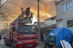 Edirne’de kömürlükler alevlere teslim oldu