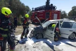 Edremit’te korkutan araç yangını