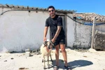 Ehliyetine 5 yıl sonra kavuştu, sevincini kurban keserek kutladı