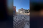 Elazığ’da 5 katlı bina korna sesi ile yıkıldı