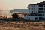 Elazığ’da buğday tarlasında yangın