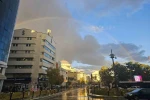 Elazığ’da gökkuşağı görsel şölen sundu