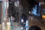 Elazığ’da iki otomobil çarpıştı: O anlar kamerada