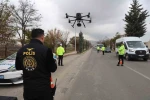Elazığ’da kurallara uymayan sürücüler, dronla tespit edildi