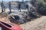 Elazığ’da otluk alanda yangın 