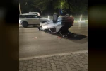 Elazığ’da otomobil takla attı: 1 yaralı