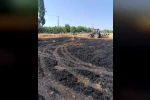 Elazığ’daki ekili tarlada çıkan yangın ekiplerce söndürüldü