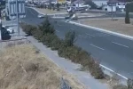Elazığ’daki kaza güvenlik kameralarına yansıdı