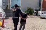 Elektrik arıza aracından malzeme çalan hırsız yakalandı