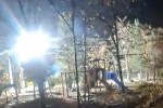 Elektrik hattı patladı 