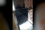 Elektrik prizinden çıkan yangın korkuttu