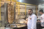 Elektrikli bisiklet yemek yiyenlerin arasına daldı: İşletme sahibi o anları anlattı