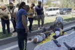 Emekli maaşını çekti, yolun karşısına geçerken otomobil çarpıp kaçtı