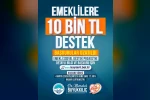Emeklilere 10 bin TL destek başvuru süresi uzatıldı