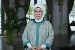 Emine Erdoğan, yıl boyunca katıldığı programlarda İsrail’in Gazze’de uyguladığı soykırıma dikkat çekerek zulmün sona ermesi için uluslararası topluma çağrılarda bulundu