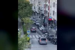 Emlakçıda başlayan tartışma sokakta bıçaklı kovalamacaya döndü