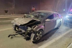 Erkenek Tüneli’nde otomobil kamyona arkadan çarptı: 1 yaralı