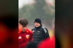 Erling Moe ilk antrenmanına çıktı
