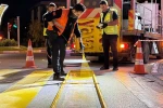 Erzincan’da yol çizgileri yenileniyor