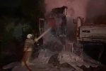 Erzin’de tır alevlere teslim oldu