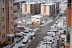 Erzurum güne yine karla uyandı, bölge için zirai don uyarısı geldi
