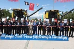 Erzurum’da bir ilk: Tarım makineleri parkına 2 biçerdöver, 4 römork eklendi