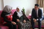 Erzurum’da şehit annesine anlamlı bayram hediyesi