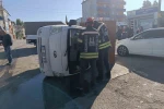 Erzurum’da üç araçlı kazada can pazarı