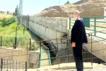 Esendere beldesinde duvar çalışmaları sürüyor