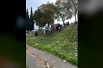 Esenler’de otomobil şarampole yuvarlandı: Sürücü ağır yaralandı