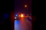 Esenyurt TEM’de tır alevlere teslim oldu