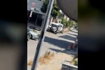 Eşini rahatsız ettiğini öne sürdüğü kişiyi bacağından vurdu