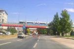 Eskişehir’de tankerin lastiğinin bomba gibi patladığı anlar kamerada