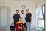 Eskişehirspor’un minik kahramanına Üni Nefer’den anlamlı ziyaret