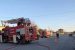 Ev ve dorsede çıkan yangın korkuttu