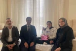 Evde eğitim hizmeti alan öğrenciye moral desteği 