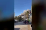 Fabrikada yaşanan patlamayla yükselen duman paniğe neden oldu