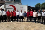 Farkındalık için açık havada kitap okudular