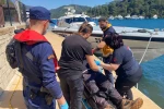 Fethiye’de koyda rahatsızlanan vatandaşa tıbbi tahliye