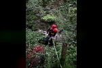 Fındık bahçesinden uçuruma düşen adam hayatını kaybetti