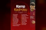 Galatasaray’da Alanyaspor maçının kamp kadrosu açıklandı