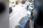 Gaza fazla basınca motosiklet ön kaldırarak ileri fırladı, yoldan geçen kadına çarptı