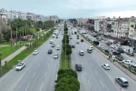 Gazi Bulvarı’nda trafik akışını rahatlatmak için çalışma başlatıldı 