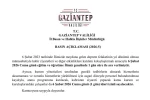 Gaziantep’te 6 Şubat’ta eğitime 1 gün ara verildi
