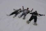 Gaziantep’te kar sevinci