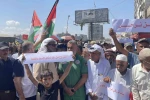 Gazzeliler, İsrail’in sivilleri göçe zorlama planına tepki için "Kefen Yürüyüşü" düzenledi 